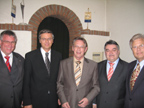 Wolfgang Bosbach MdB und Herbert Reul MdEP gratulieren Holger Mller zur Wiederwahl