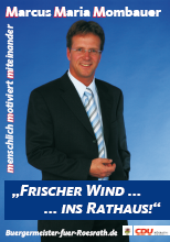 Will frischen Wind ins Rathaus bringen - Marcus M. Mombauer